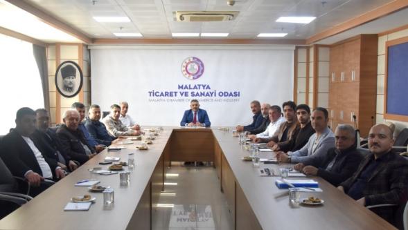 Malatya Ticaret ve Sanayi Odası'nda Zirai Don Değerlendirme Toplantısı Düzenlendi.