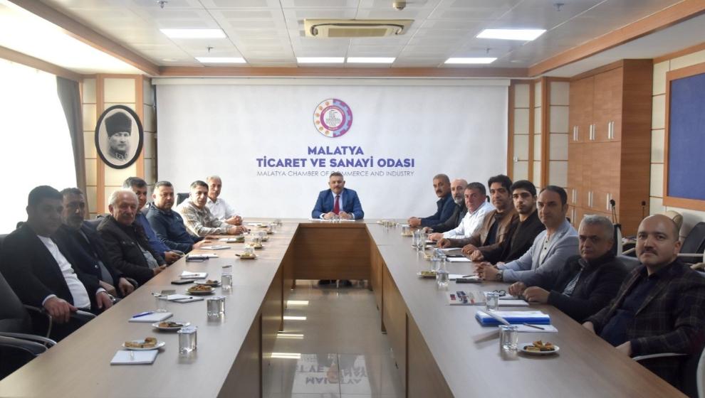 Malatya Ticaret ve Sanayi Odası’nda Zirai Don Değerlendirme Toplantısı Düzenlendi.