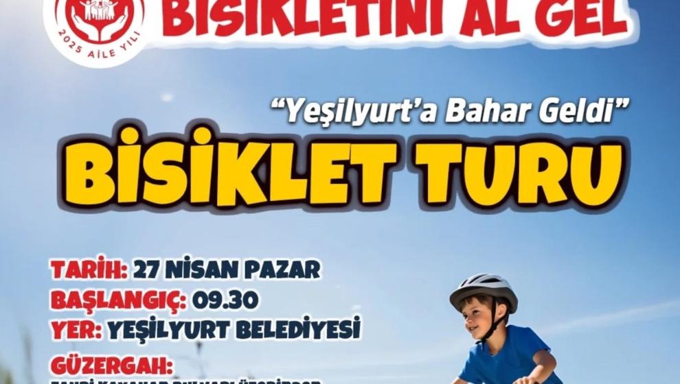 Yeşilyurt’a Bahar Geldi’ Temalı Bisiklet Turu Düzenleyecek