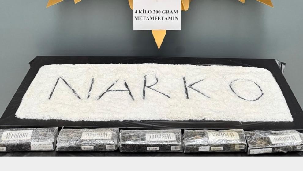 4 Kilo 200 Gram Metamfetamin Ele Geçirildi...