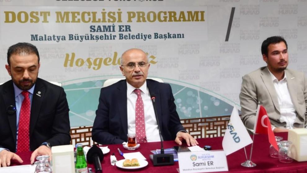 Başkan Sami Er, Dost Meclisi'nin konuğu oldu