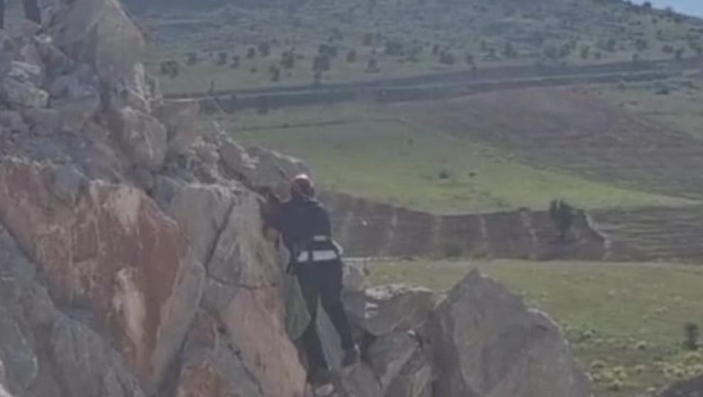 Kızıl Şahin Yavrusu Son Anda Kurtarıldı