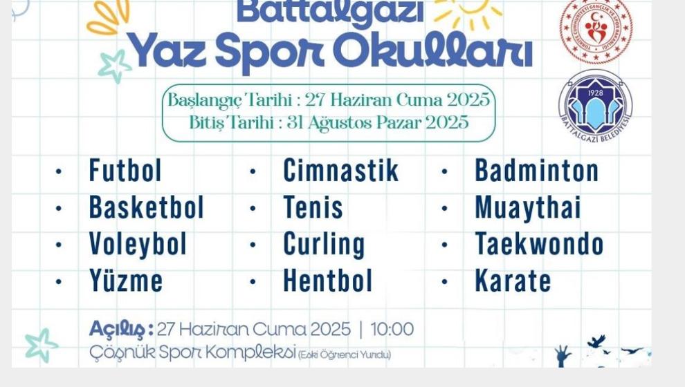 Battalgazi Belediyesi, Yaz  Spor'larını  Başlattı.