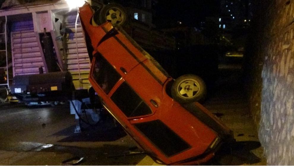 5 Metre Yükseklikten Aşağı Uçtu: 1 Yaralı