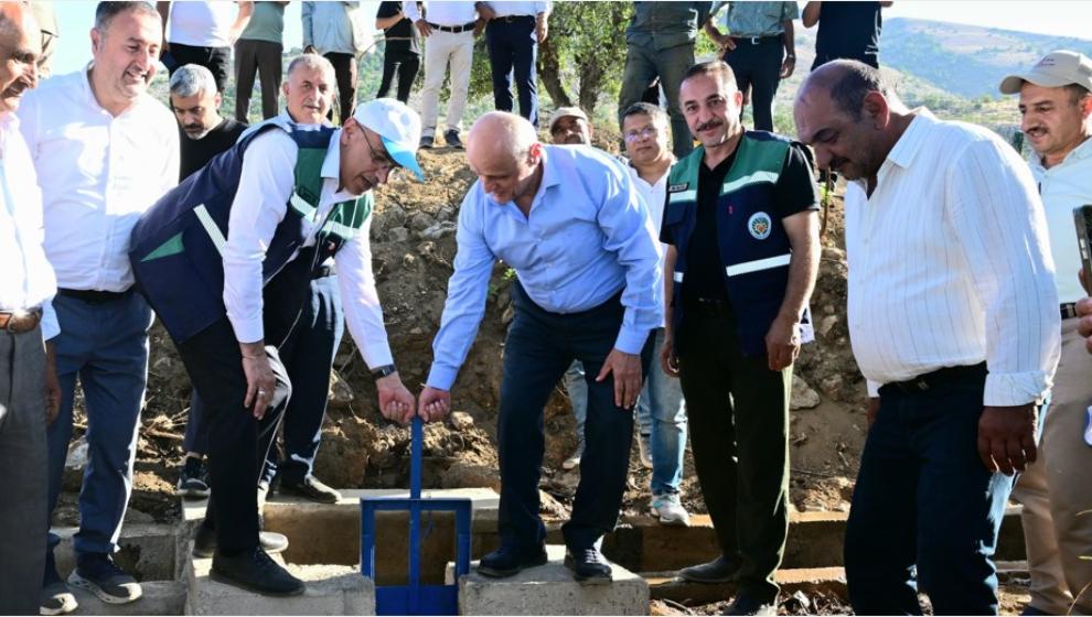 Başkan Sami Er, Proje Alanında Teknik Ekipten Bilgiler Aldı.