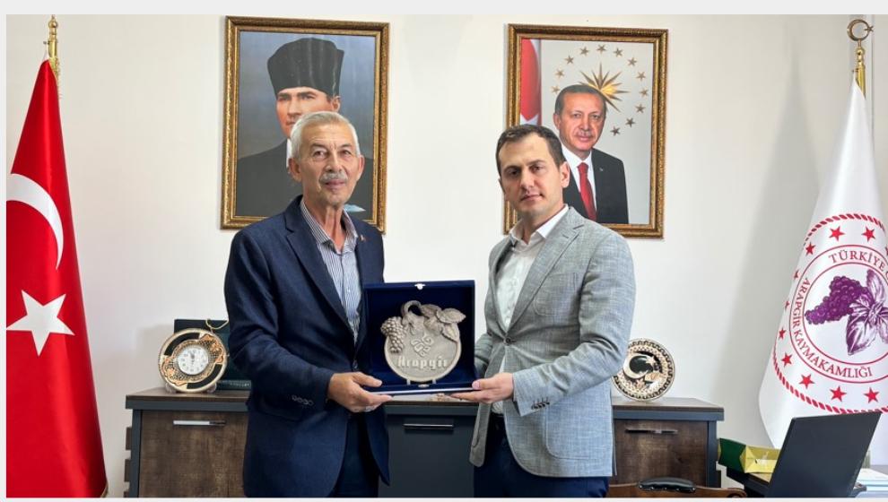 Başkan Cömertoğlu’ndan  Kaymakam  Kılıçaslan’a Hayırlı  Olsun  Ziyareti