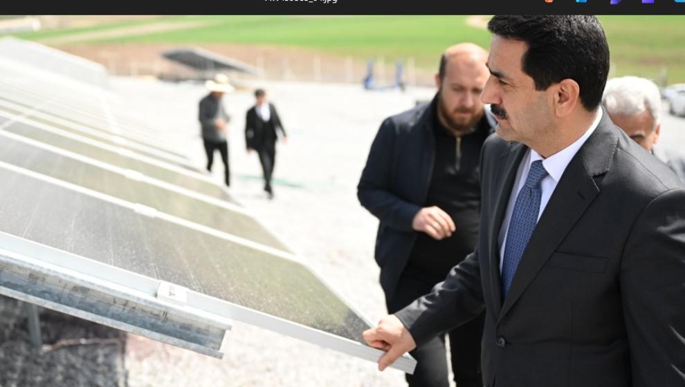 Başkan Taşkın;  970 Kilovat Gücündeki Santral Devreye Alındı..