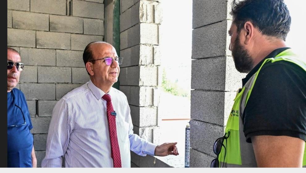 İlhan Geçit, Çırmıktı’da Hızla Yükselen Kırsal Konut Projelerini inceledi.