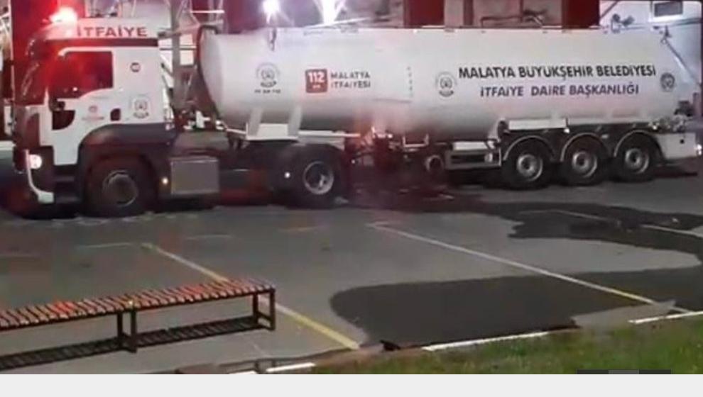 Orman Yangınına  Malatyadan Destek.