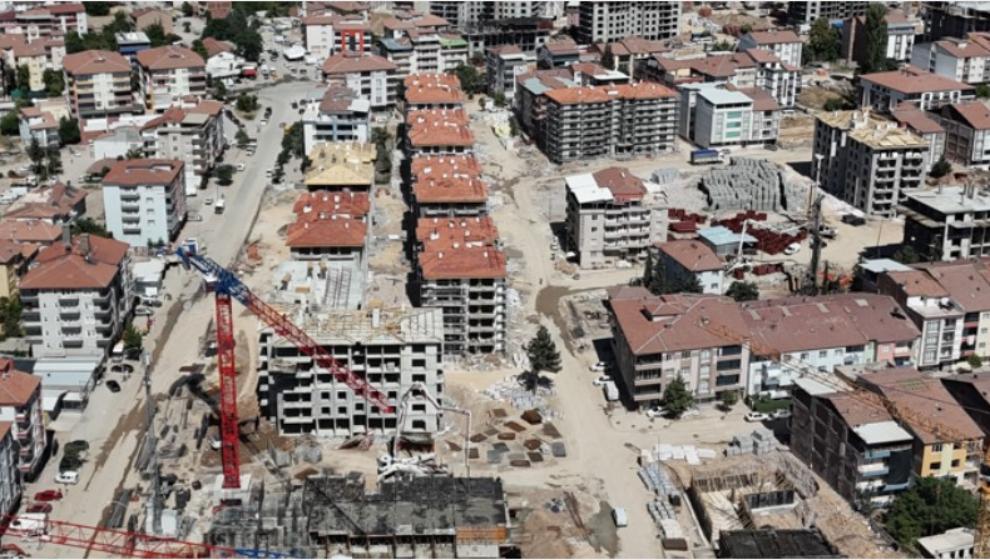 Salköprü Mahallesi’nde  Yeni Konutlar Hızla Yükseliyor.