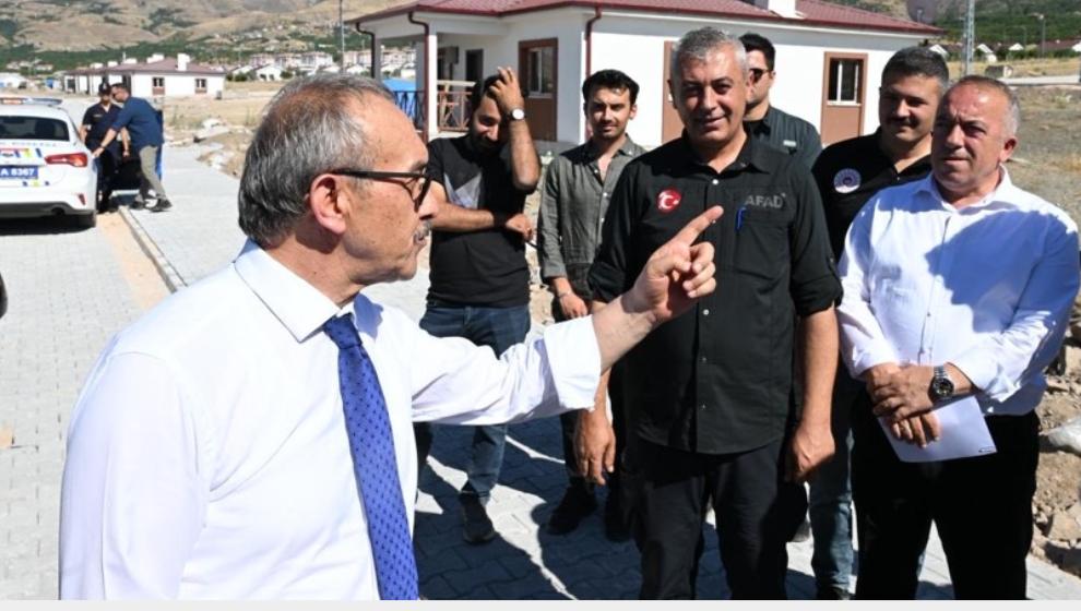 Vali Yavuz Kale İlçesindeki Çalışmaları Yerinde İnceledi..