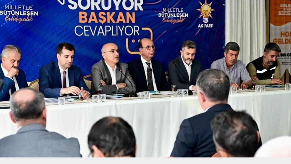 Yeşilyurt Belediyesi Çilesiz Semt Pazarı’nda Toplantı Düzenledi.