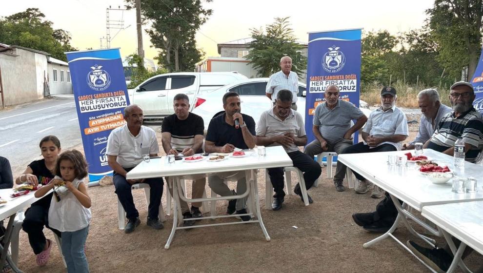 Başkan  Ulutaş, Bahri Mahallesi'nde Vatandaşlarla Buluştu