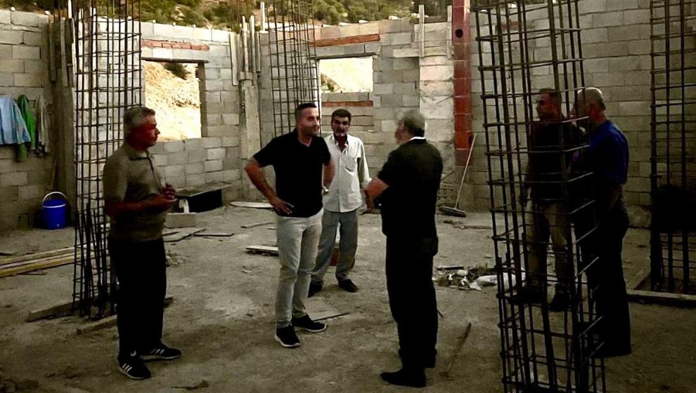 Başkan Ulutaş, Keklikpınar Mah.Cami İnşatını İnceledi.