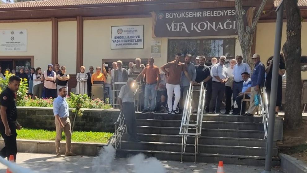 Büyükşehir’den ‘Afetlere Hazırlık’ Eğitimi..