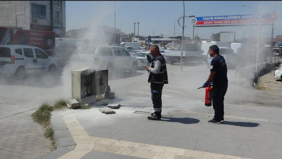 Elektrik Trafosunda Yangın