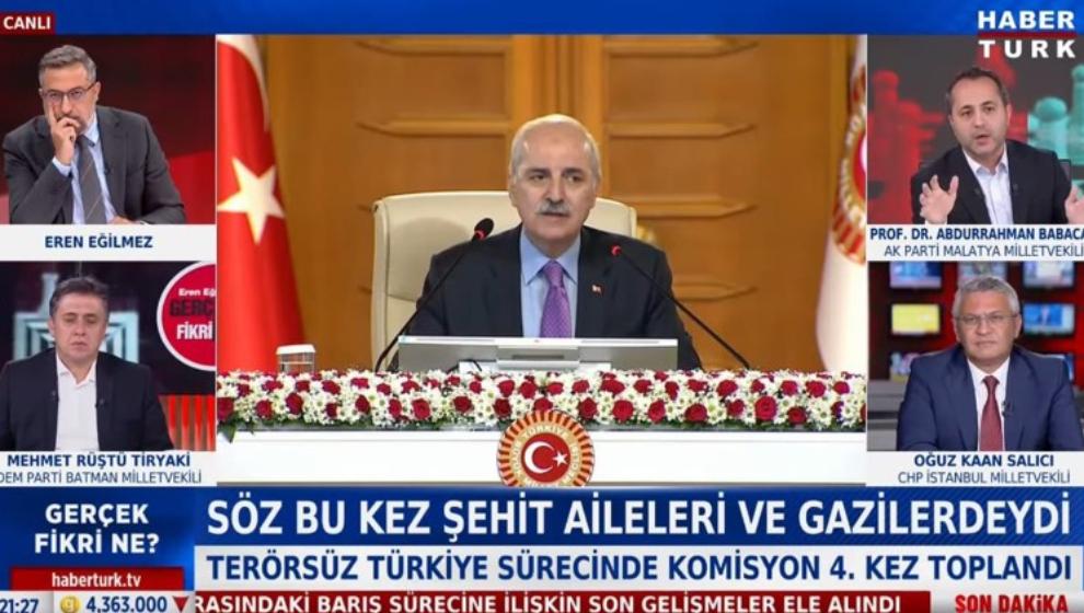 Milletvekili Babcan  Habertürk Televizyonuna  Katıldı..