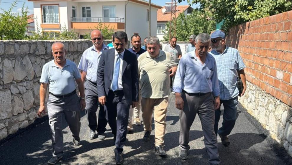 Başkan Taşkın; Yıllardır Sorun Olan Yol, Asfaltla Çözüldü.