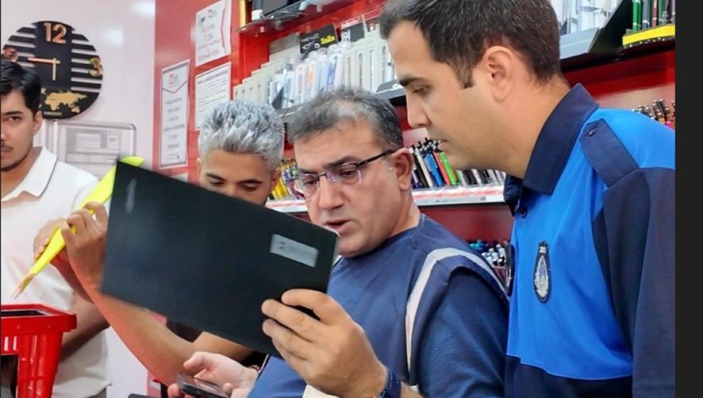 Zabıtadan Kırtasiye Denetimi