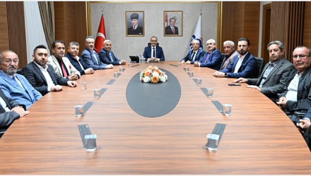 TSO heyeti Vali Seddar Yavuz İle Bir Araya Geldi.