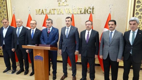 Bakan Tekin Malatya'da..