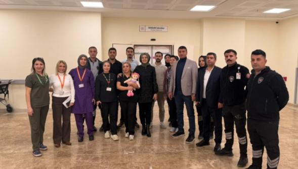 Battalgazi Devlet Hastanesi'nde "pembe kod" Tatbikatı