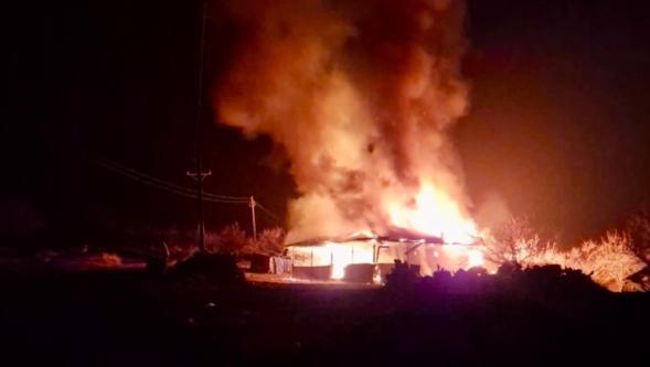 Kurşunluda  Çıkan Yangın Korkuttu....