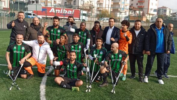 Amputede Malatya Temsilcisi Üst Üste İkinci Galibiyetini Aldı..