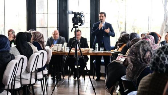 Başkan  Taşkın  Ak Parti Kadın Kolları ile Bir   Araya Geldi..