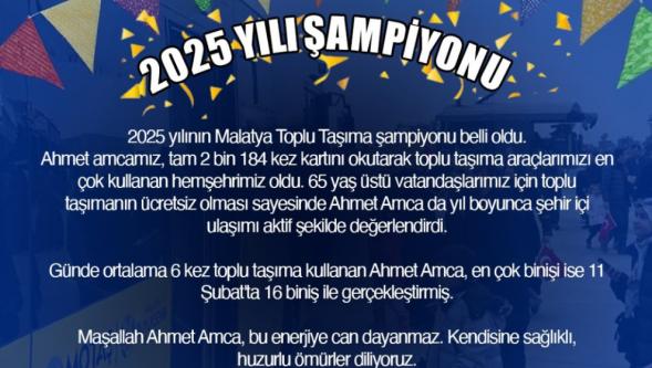 2025'in En Sadık Yolcusu Belli Oldu