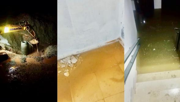 TOKİ 2. Etap Kapsamında Yapımı Tamamlanan Konutlarda Bodrum Katları Su Bastı