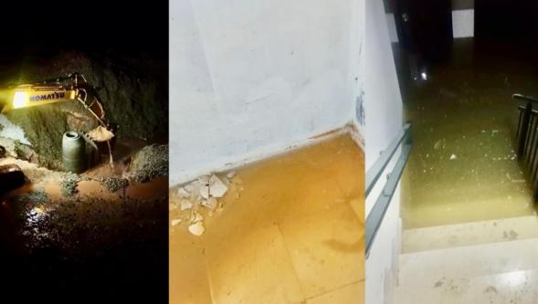 TOKİ 2. Etap'ta Bodrum Katları Su Bastı