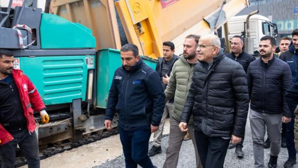 Başkan Er  ; Kışla Caddesi  -Kız Meslek Lisesi   1 Hafta İçinde Trafiğe Açılıyor