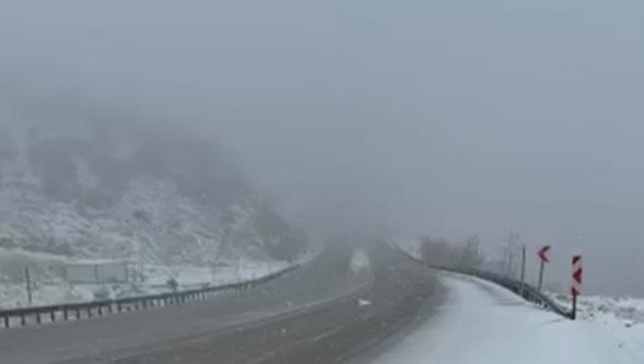 Darende, Kuluncak ve Hekimhan"ın   Yüksek Yerlerine  Kar Yağdı.
