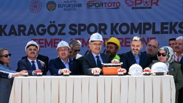 " Malatya'da Beş Tane Büyük Spor Kompleksi İnşa Ediyoruz"