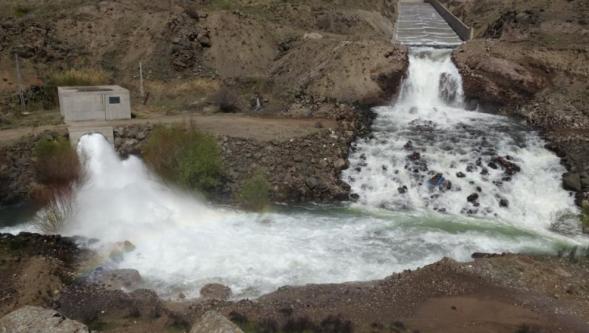 Sultansuyu'dan Sonra Boztepe Recai Kutan Barajı'nda da Su Tahliyesi Başladı.