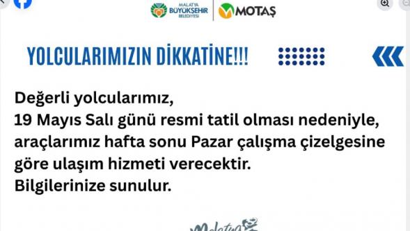 Motaş'tan Yarin için Açıklama..