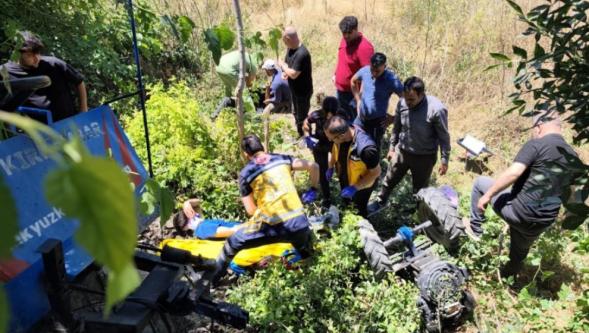 Malatya'da Çapa Motoru Devrildi