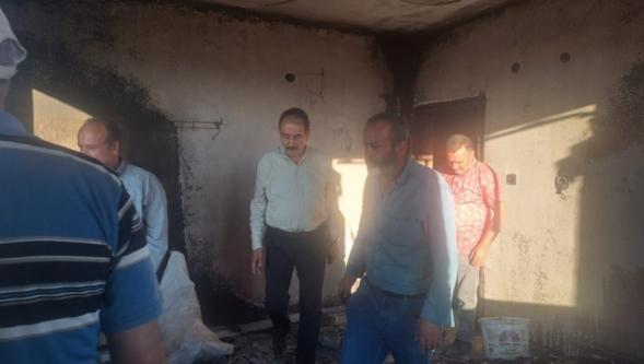 MESOB Başkanı Şevket Keskin'den Yangınzede Esnafa Ziyaret