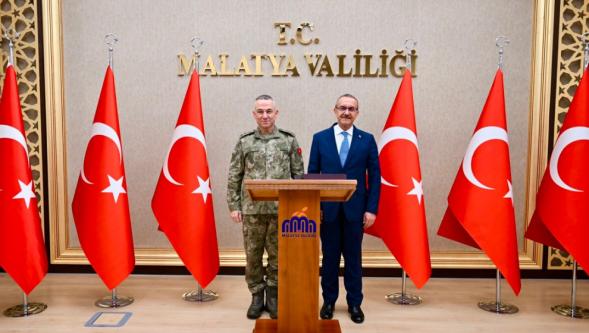 2'nci Ordu Komutanı Korgeneral Yaralı'dan Vali Yavuz'a İlk Ziyaret