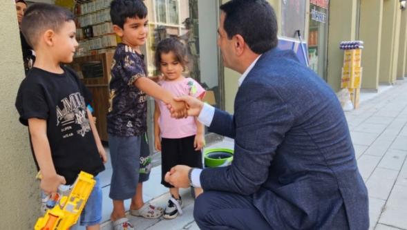 Başkan Taşkın'dan Yeni Çarşı Esnafına Ziyaret
