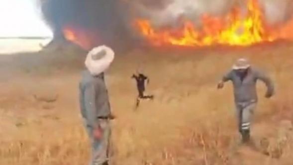 Korkutan Anız Yangını..
