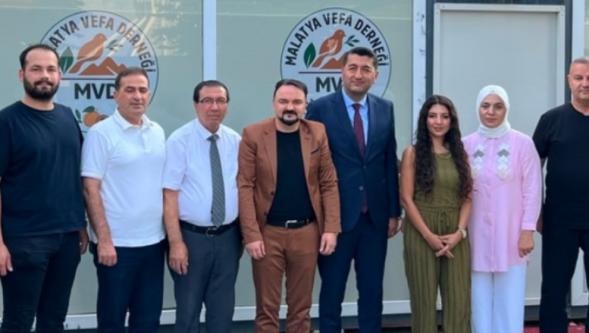 Mahmut Boyraz'dan Malatya Vefa Derneği'ne ziyaret..