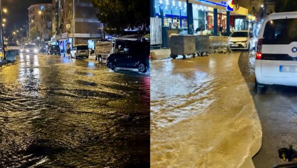 Sarıcıoğlu Caddesi Göle Döndü