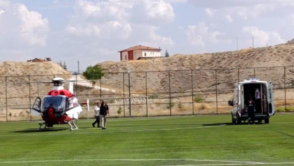 97 Yaşındaki Hasta Hava Ambulansıyla Malatya'ya Sevk Edildi.