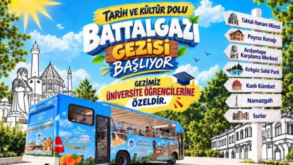 Battalgazi Belediyesinden Üniversite Öğrencilerine Tarih ve Kültür Gezisi