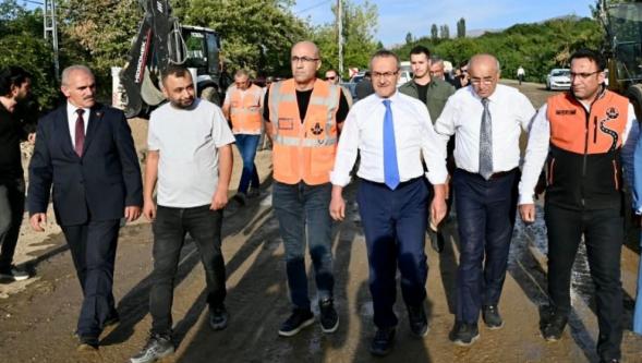 Vali Yavuz Doğanyol'daki Yatırımları  İnceledi