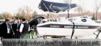 Büyükşehir Belediyesi denetim kontrol teknesi aldı