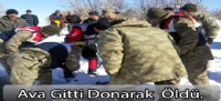 Malatya'da ava giden kişi donarak öldü