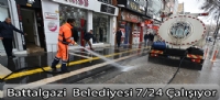 Battalgazi Belediyesi 7/24  Çalışıyor